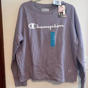 Lilac champion sweatshirt